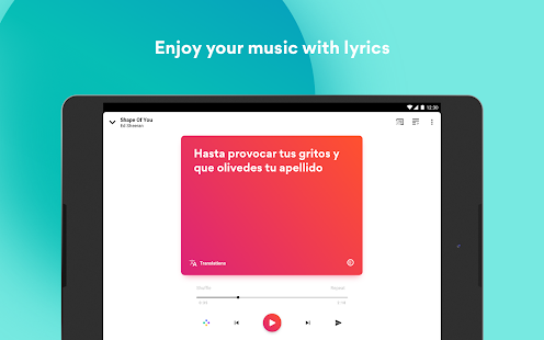 Musixmatch - Lyrics for your music Screenshot