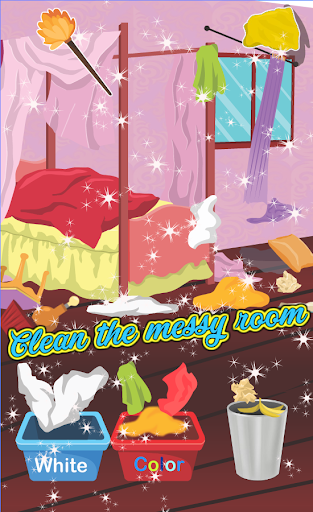 Princess Room Cleaning and Washing