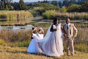 Joseph Ndlovu and Prudence on their wedding day.