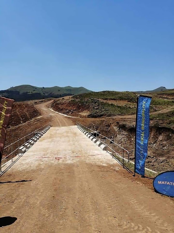 The Matatiele municipality is under fire after unveiling a small bridge that cost R3.8m to build.