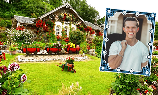 Beautiful Garden Photo Frame All Application