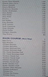 Chandani menu 4