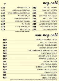 The Unknown Cafe menu 2