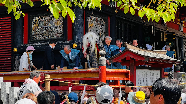 アウトランダーの花桃と愛車・三春の滝桜・三春滝桜ライトアップ・マダラ鬼神祭・高瀧神社⛩に関するカスタム事例の投稿画像14枚目