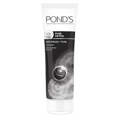 Ponds Pure Detox Anti-Pollution Purity Face Wash With Activated Charcoal - 50 gm