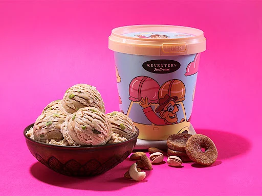 Fruit And Nut Ice Cream [750 Ml Hand Scooped]