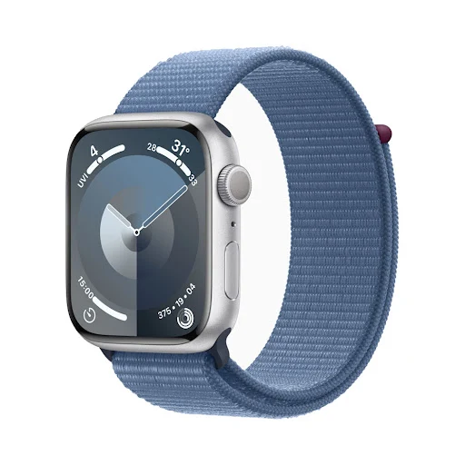 Đồng hồ Apple Watch Series 9 GPS 45mm Silver (Vỏ Nhôm Dây Vải) (MR9F3SA/A)