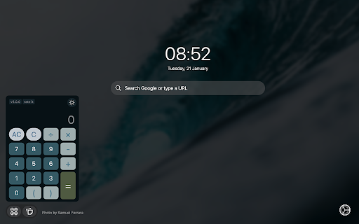 Memento. - Minimalistic Homepage Preview 1
