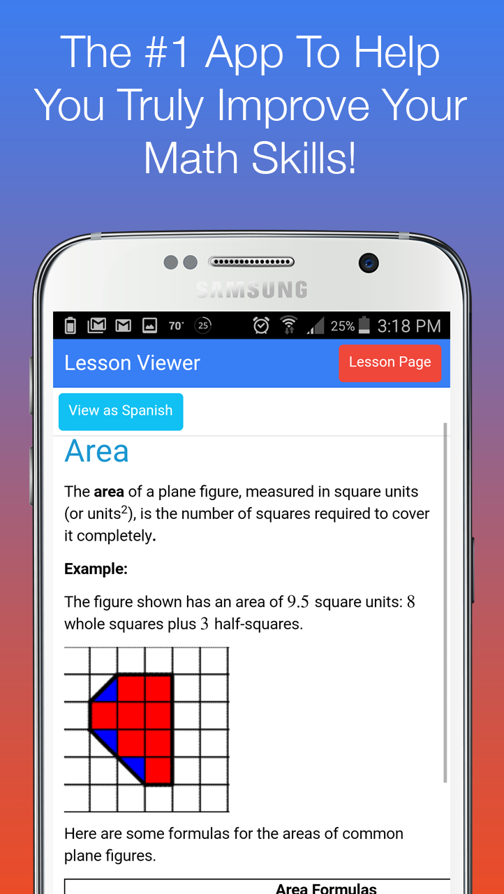 Catchup Math Screen 1