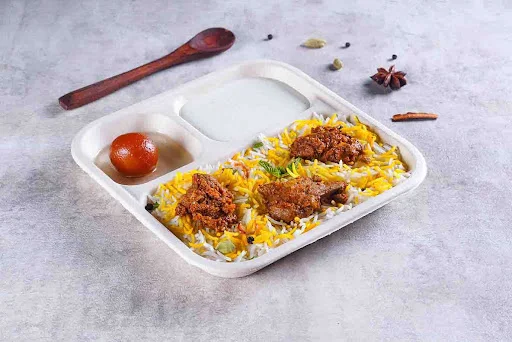 Lucknowi Mutton Biryani Mini-Thali (Meal)
