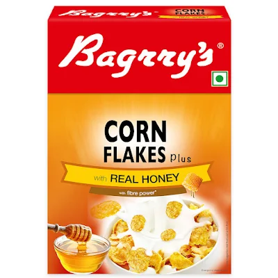 Bagrrys Corn Flakes Plus - With Real Honey - 300 g