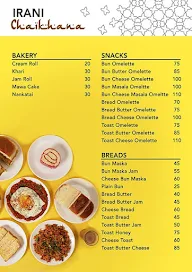 Irani Chaikhana menu 3