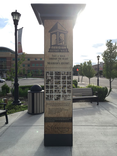 Meridian History Walk Pillar