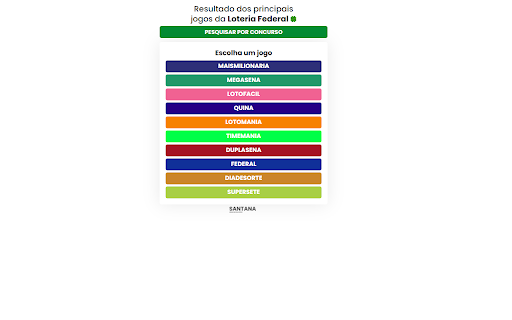 Resultados de Jogos da Loteria screenshot 2