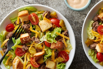 Cheeseburger Salad Bowls