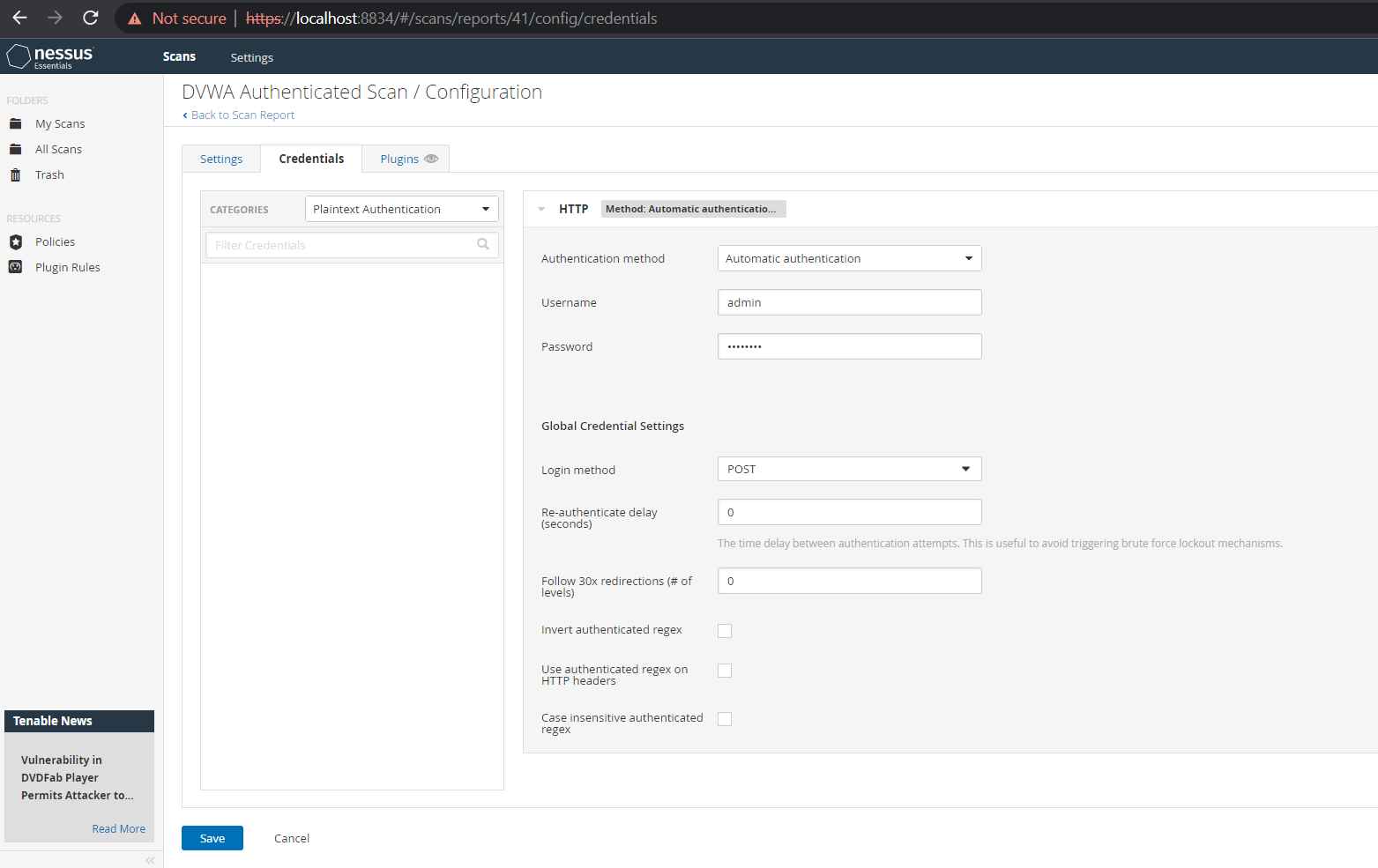 Advanced Vulnerability Assessment with Nessus Professional