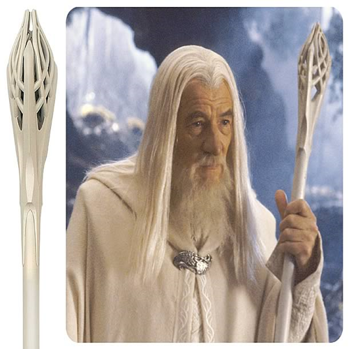 The staff of Gandalf the White from The Lord of the Rings