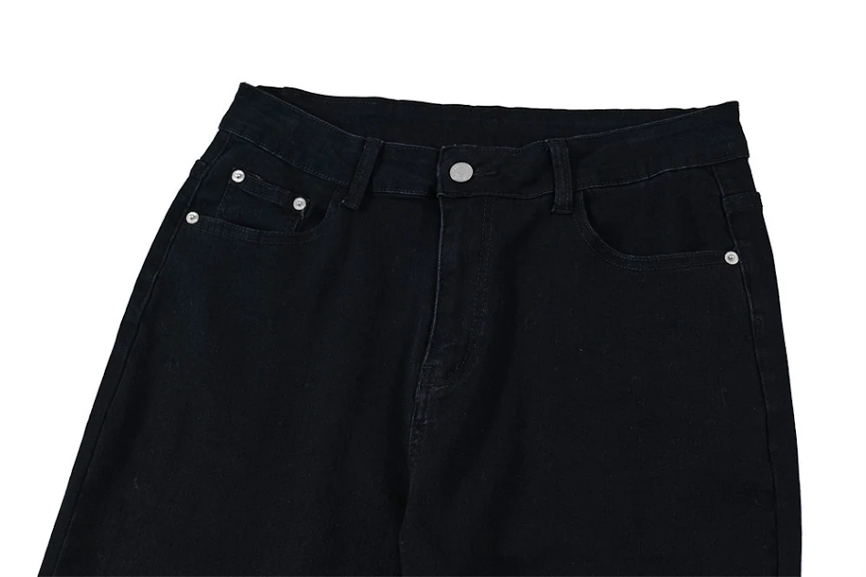 Heren Effen Kleur Broek, Baggy Straight. Comfortabele herenbroek voor dagelijks gebruik, casual look, perfect voor een ontspannen stijl.