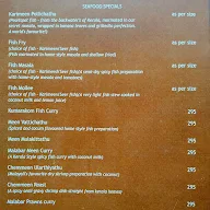 Kumarakom The Restaurant menu 2