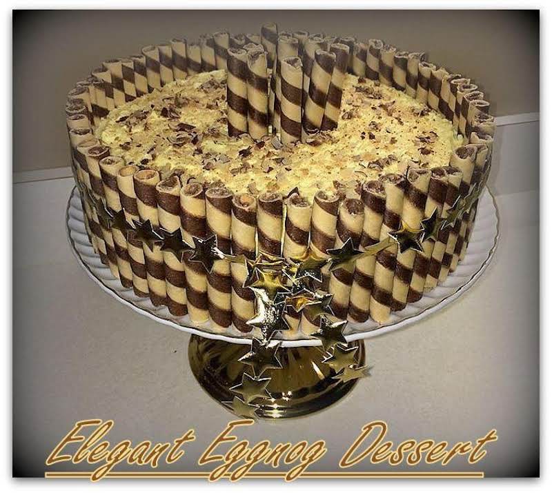 Elegant Eggnog Dessert