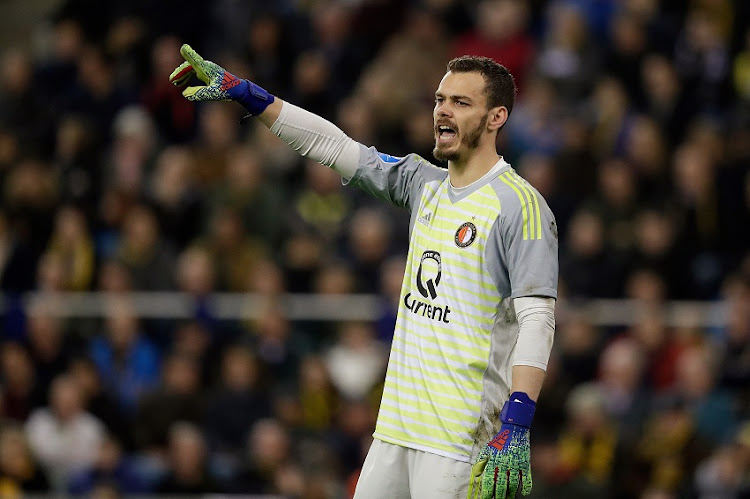 Joris Delle of Feyenoord during the Dutch Eredivisie match between Vitesse v Feyenoord at the GelreDome on March 10, 2019 in Arnhem Netherlands.