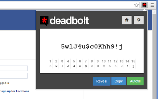 Deadbolt Password Generator