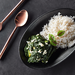 Saag Paneer & Rice