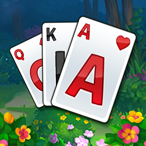 Solitaire Tripeaks-Secret Garden-Free Card Game