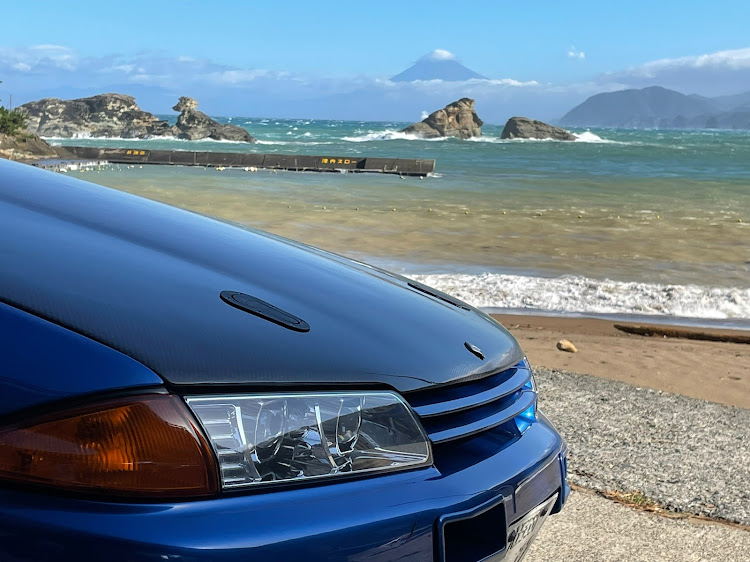 スカイライン GT-Rの海水浴・雲見海岸・九十浜海岸・テナガエビ・高波注意⚠に関するカスタム事例の投稿画像5枚目