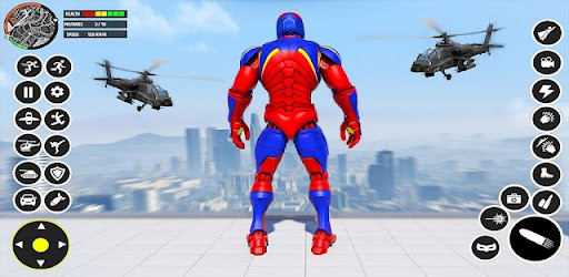 Spider Rope Flying Hero games