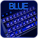 Cool Blue Keyboard icon