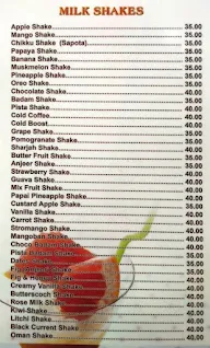 Priya Juice & Snacks menu 1