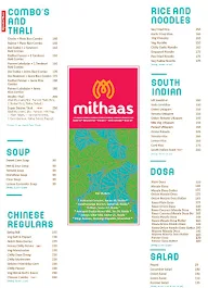 Mithaas Sweets menu 4
