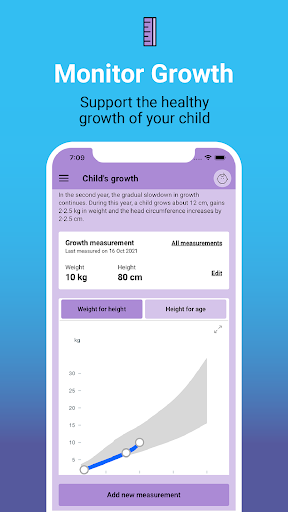 Screenshot Bebbo parenting app