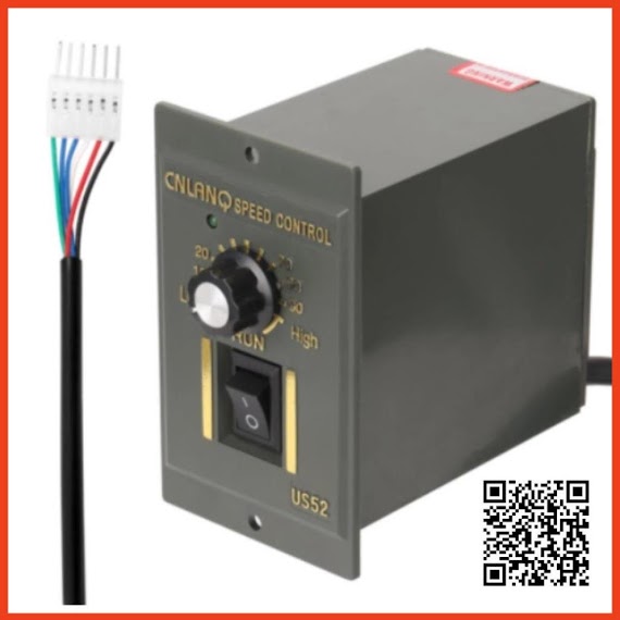 Bộ Điều Khiển Tốc Độ Động Cơ Us - 52 Điều Chỉnh Tốc Độ Speed Control Unit Công Suất 90W, 120W, 160W, 180W Điện Áp 220Vac