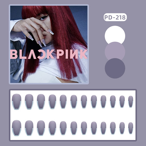 Title 3, Wear Nail Manicure Fake Nail Tip Stickers, Fini...