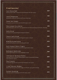 Bombay Earth menu 5