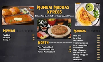 Mumbai Madras Xpress menu 