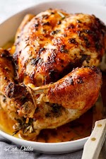 Garlic Herb Butter Roast Chicken was pinched from <a href="https://cafedelites.com/garlic-herb-butter-roast-chicken/" target="_blank" rel="noopener">cafedelites.com.</a>