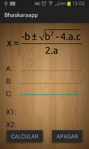 Calculadora de Bhaskara