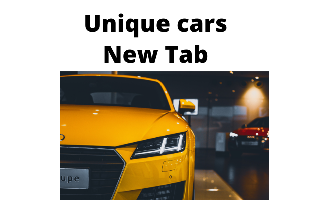 Unique cars New Tab Preview image 2