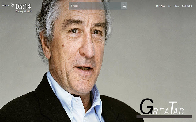 Robert De Niro Wallpapers Theme |GreaTab