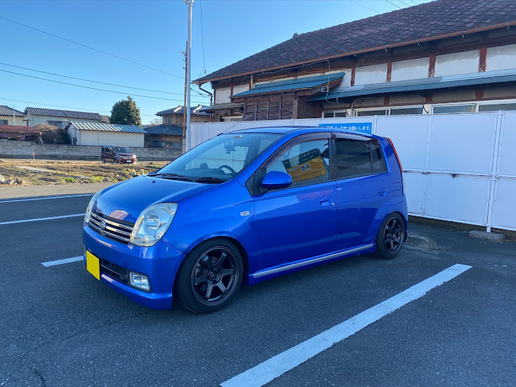 ミラアヴィのミラレストア日記・DIY・車高調スプリング交換・TE37sonic・EFJBMTに関するカスタム事例の投稿画像4枚目