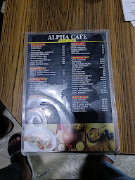 Alpha Cafe menu 1