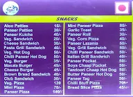 Sagar The Cake Pride menu 4