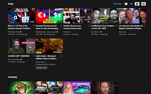 Better YouTube Subscriptions