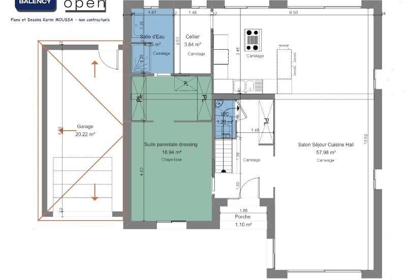  Vente Terrain + Maison - Terrain : 572m² - Maison : 150m² à Mennecy (91540) 