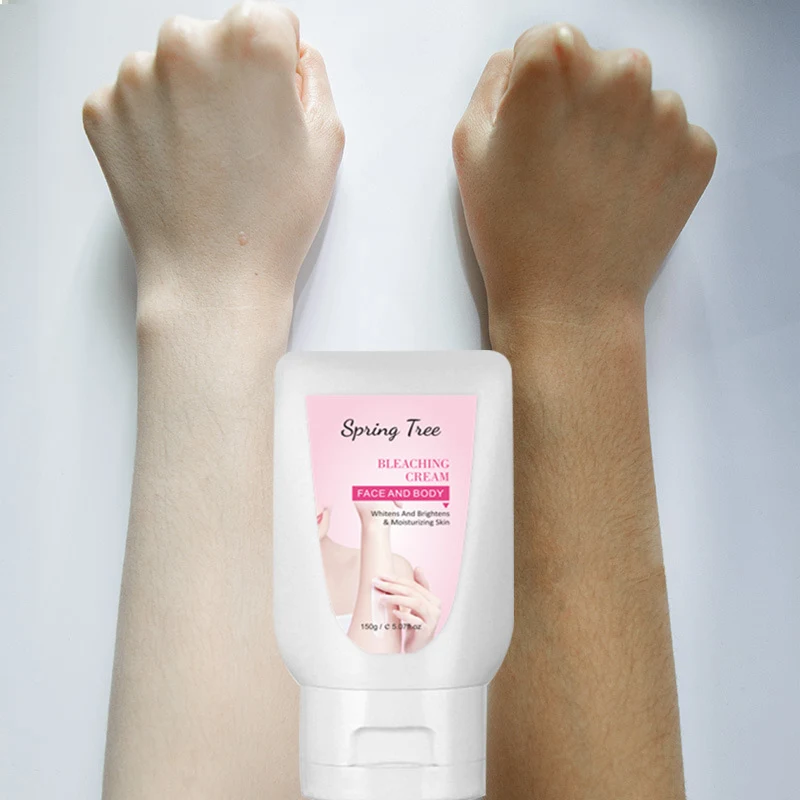 Creme Clareador Corporal Nutritivo, Refrescante e Hidratante, para uma Pele Mais Clara, Macia e Radiante, com Hidratação Prolongada.
