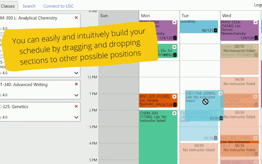 USC Easy Scheduler
