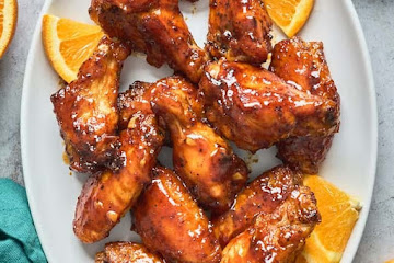 Orange Honey BBQ Wings